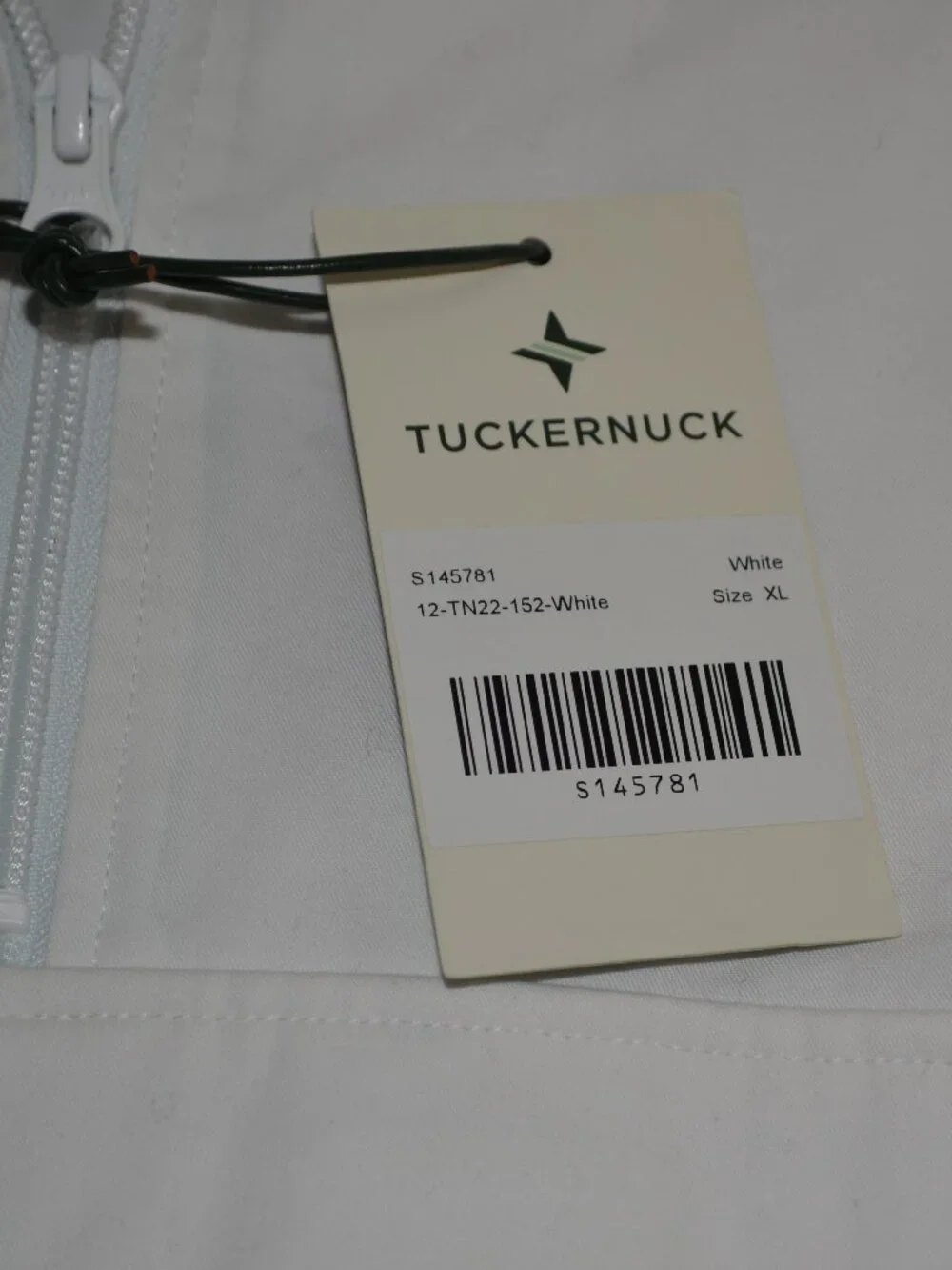 Tuckernuck Tnuck Sport White Navy Water Repellant Nantucket Anorak Jacket, XL - Picture 12 of 13